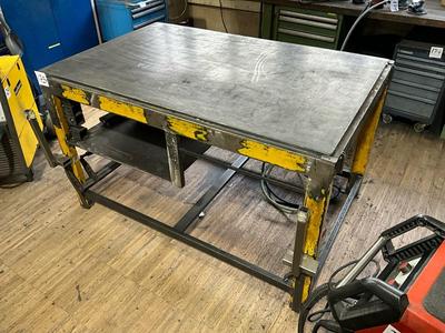 Overview picture of welding table